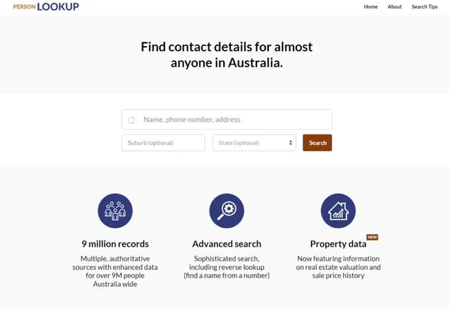 Mobile number search in Australia with PersonLookup