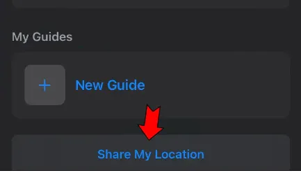 share my location share my location