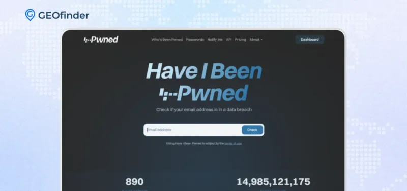 Have I Been Pwned: a good tool to detect data breaches