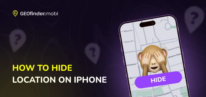 how to hide location on iphone