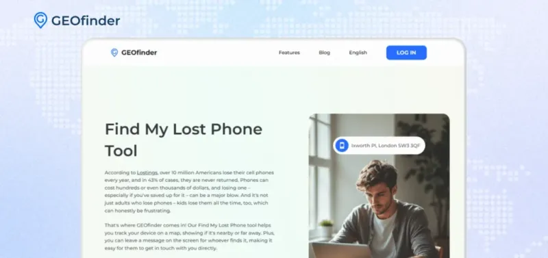 How GEOfinder's Find My Lost Phone tool helps How GEOfinder's Find My Lost Phone tool helps