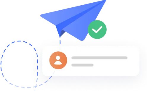 You choose the SMS to be sent