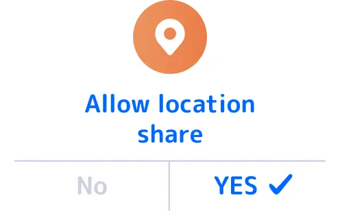 Device owner shares target phone's location
