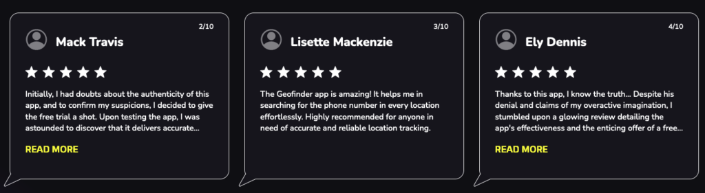 GEOfinder reviews