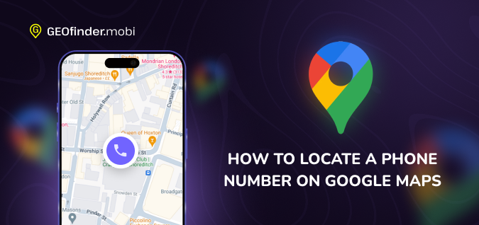 locate a phone number on google maps
