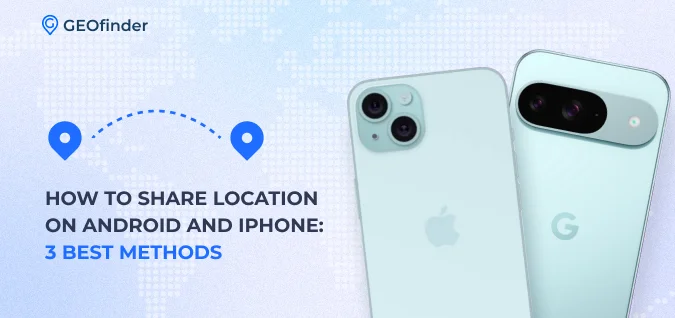 GEOfinder explains how to share location from Android to iPhone