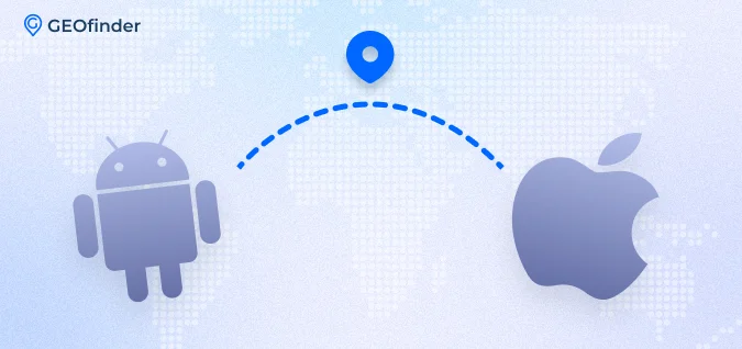 Can Android share location with iPhone? Android robot tosses the location pin to iOS.