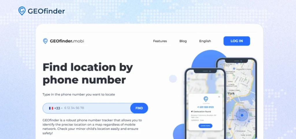 How to track a phone without a SIM card with GEOfinder