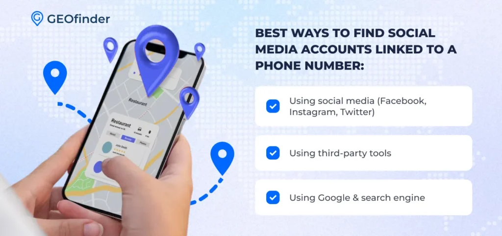 How to find social media accounts by phone number - the best ways explained by GEOfinder