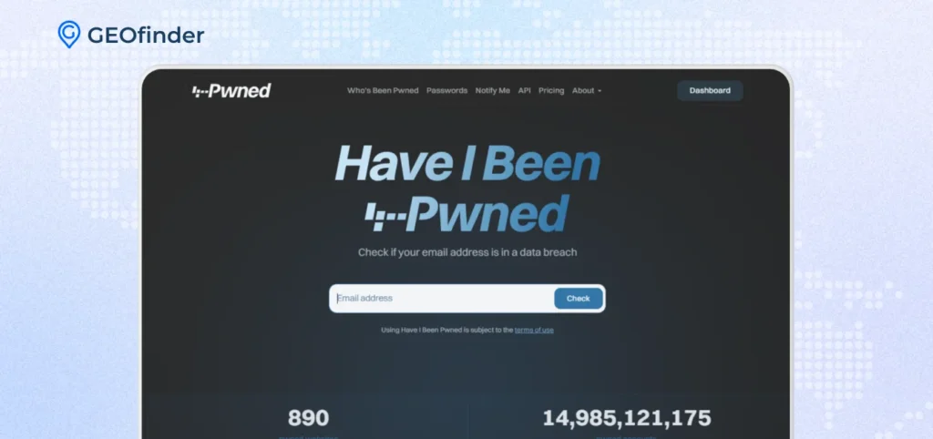 Have I Been Pwned: a good tool to detect data breaches