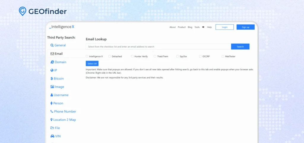 IntelX Email Leak Checker and how it detects unauthorized access to your email