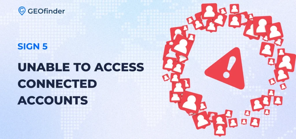 Locked out of other linked accounts - email security explained by GEOfinder