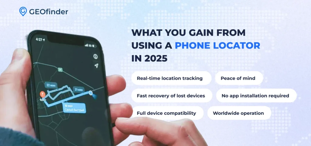 benefits of phone tracking services - explained by GEOfinder
