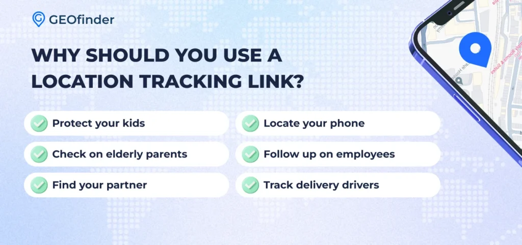 Why Use a Location Tracking Link? GEOfinder Guide